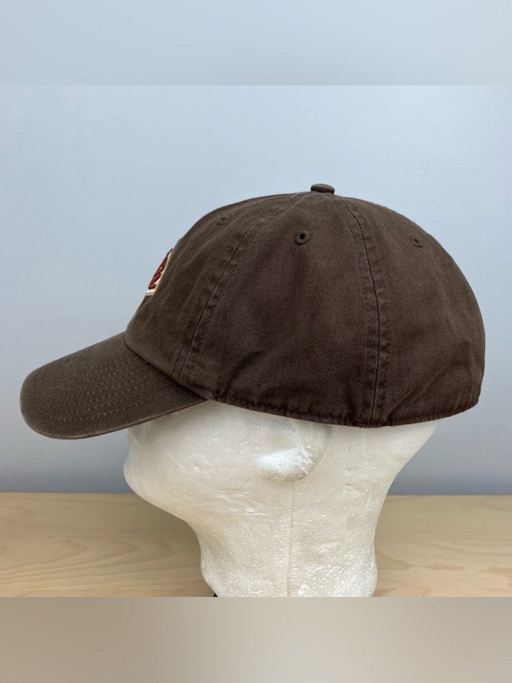 47 Boston Bruins NHL Fitted Hat Size XL Brown Vintage Hockey Logo Twins Ent - Picture 3 of 11